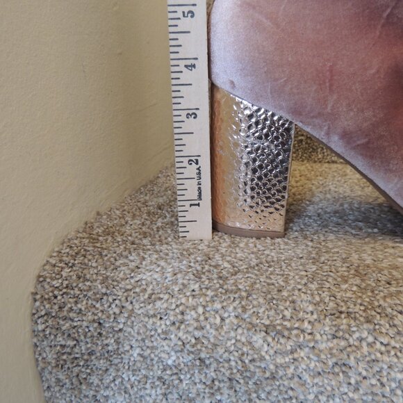 Pink velvet boots - Picture 8 of 8